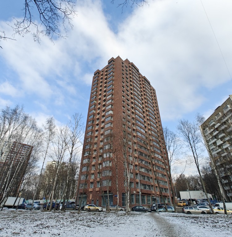 фасад дома, здание по адресу г Москва, Коровинское шоссе, д 2В